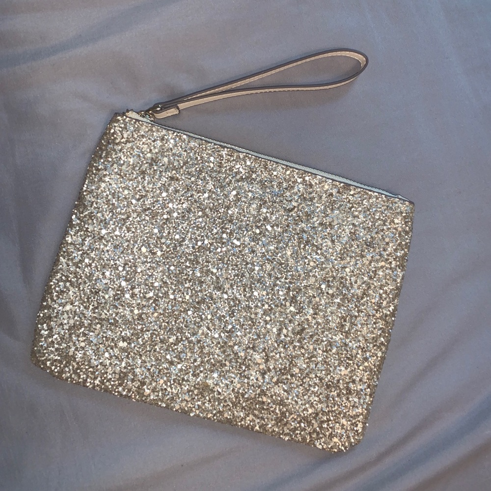 NWOT Gold Sparkly Wristlet
